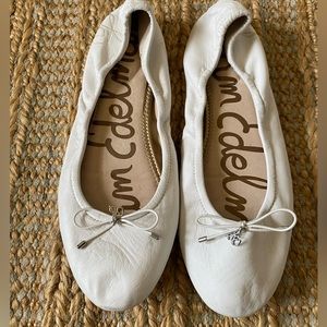 White/Cream Sam Edelman Flats